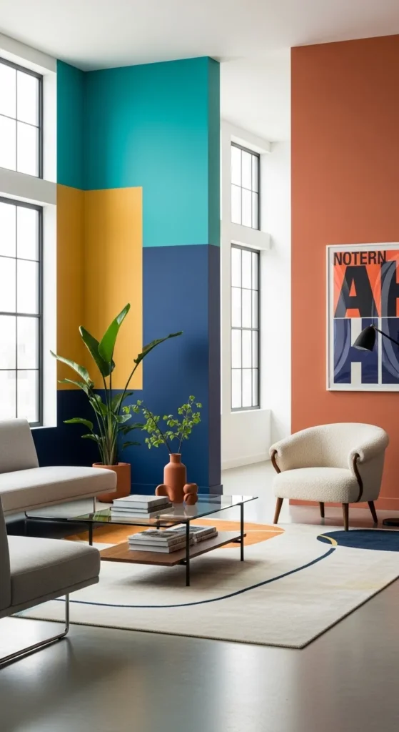 Color Block Design for a Bold, Modern Touch