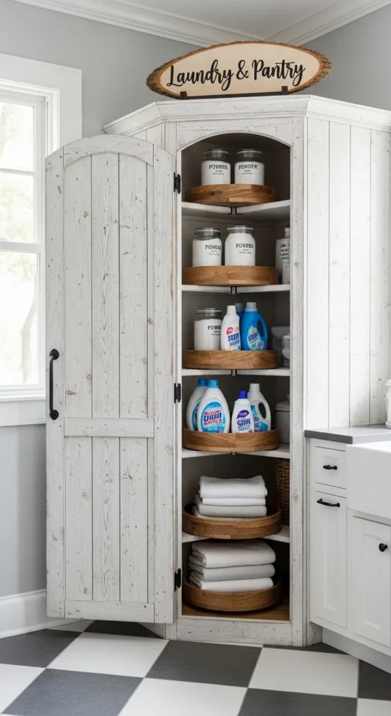 Pantry in Laundry Room Ideas