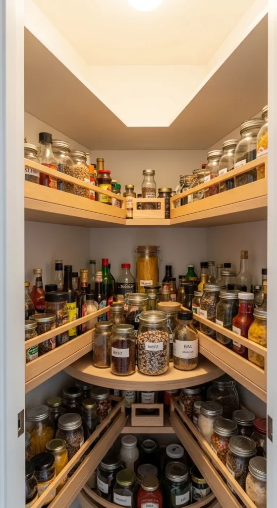 Corner Shelving for Unused Spaces