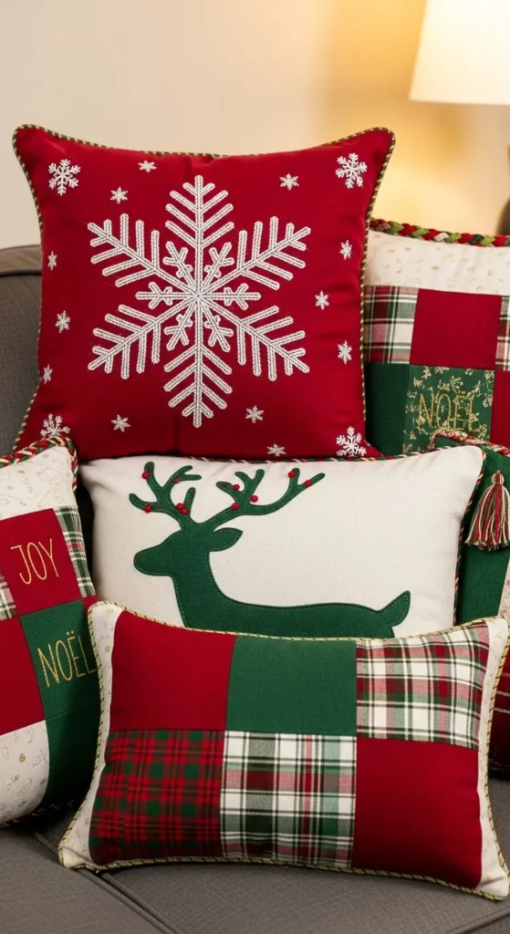 DIY Christmas Pillow Covers