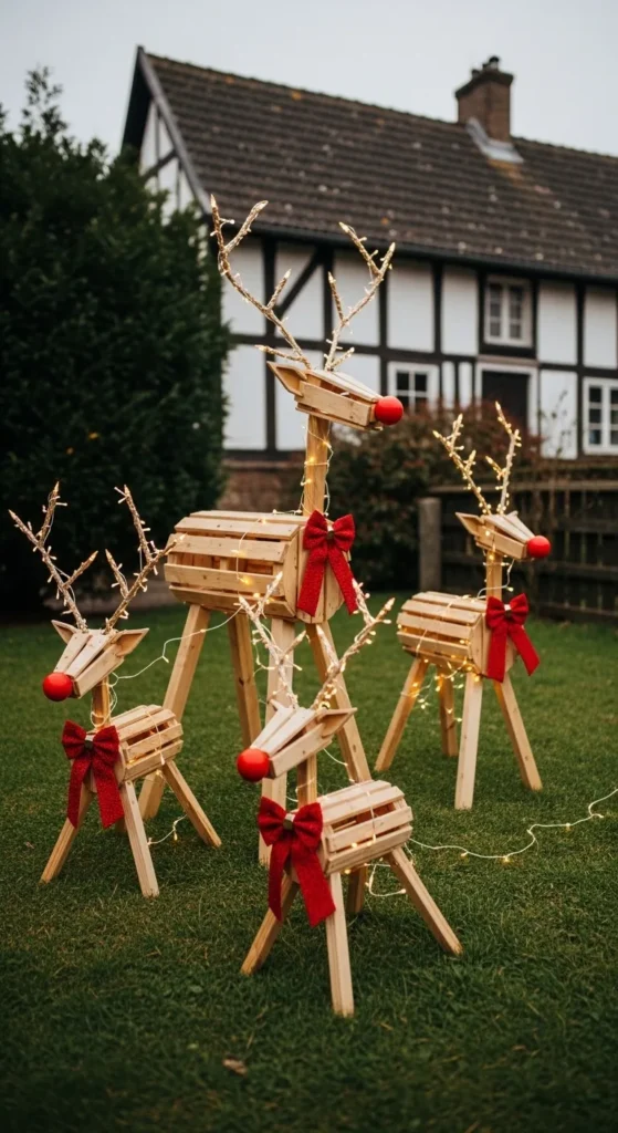 Outdoor Christmas Decoration Ideas 2026: Farmhouse Style