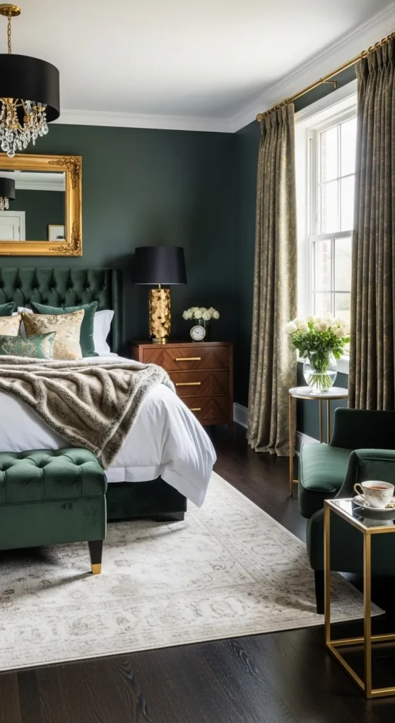  Dark Green and Gold for a Luxurious Vibe