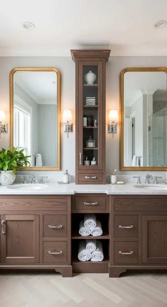 Double-Sink Vanities for His and Hers