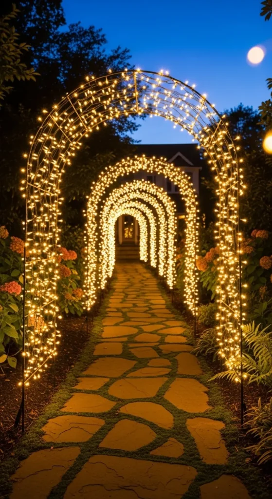 Outdoor Christmas Pathway Lights