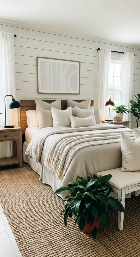 Farmhouse Chic with a Touch of Modern Comfort