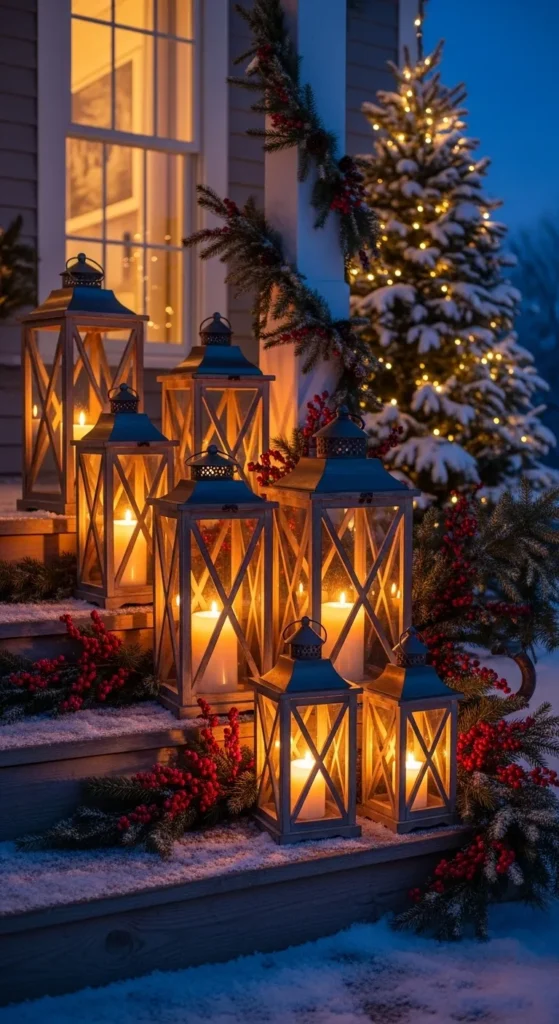 Outdoor Christmas Decoration Ideas 2026: Farmhouse Style