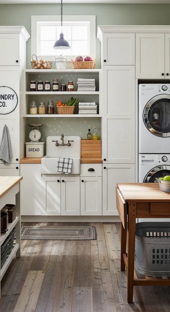Pantry in Laundry Room Ideas
