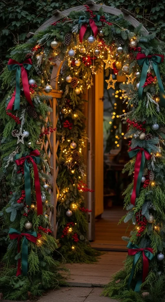 Outdoor Christmas Decoration Ideas 2026: Farmhouse Style
