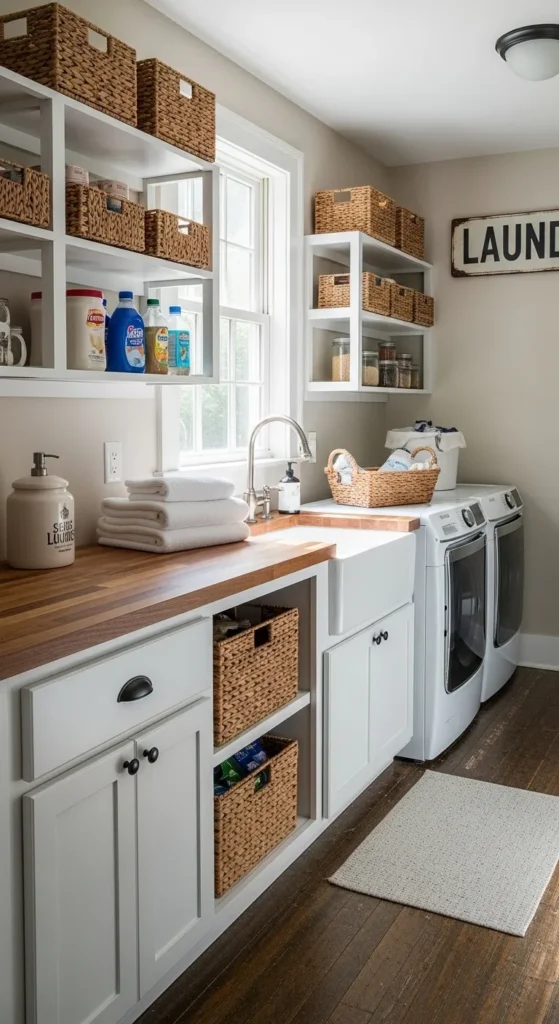 Pantry in Laundry Room Ideas