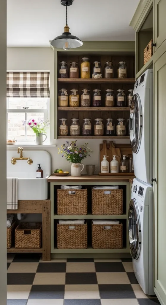 Pantry in Laundry Room Ideas