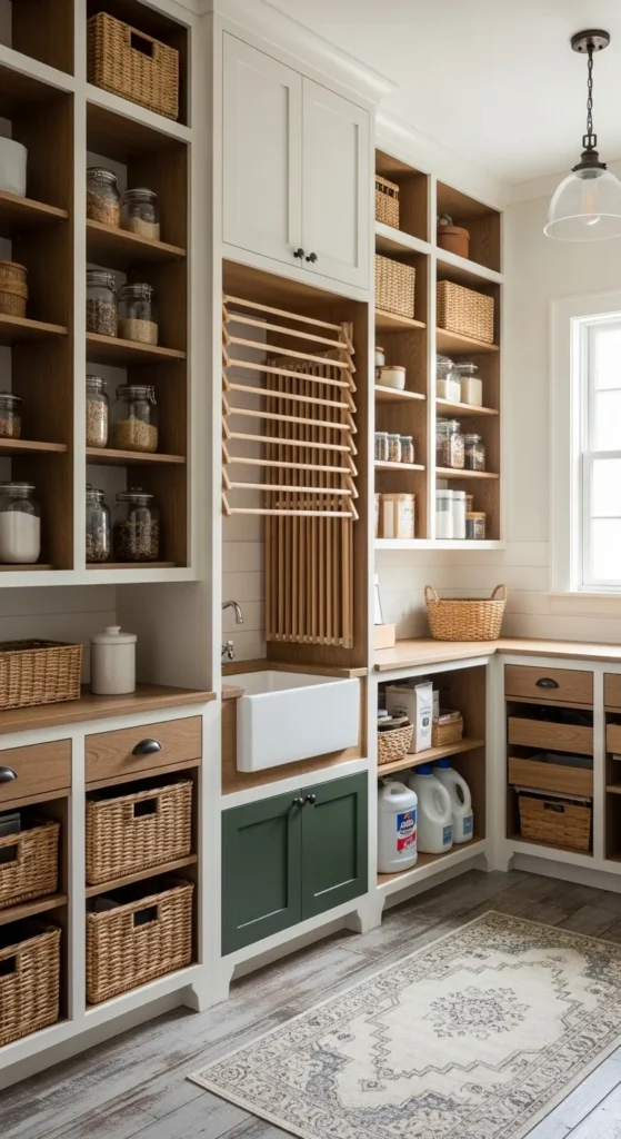 Pantry in Laundry Room Ideas