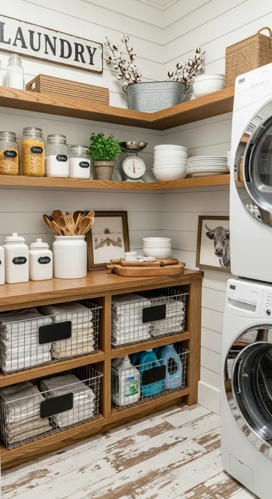 Pantry in Laundry Room Ideas