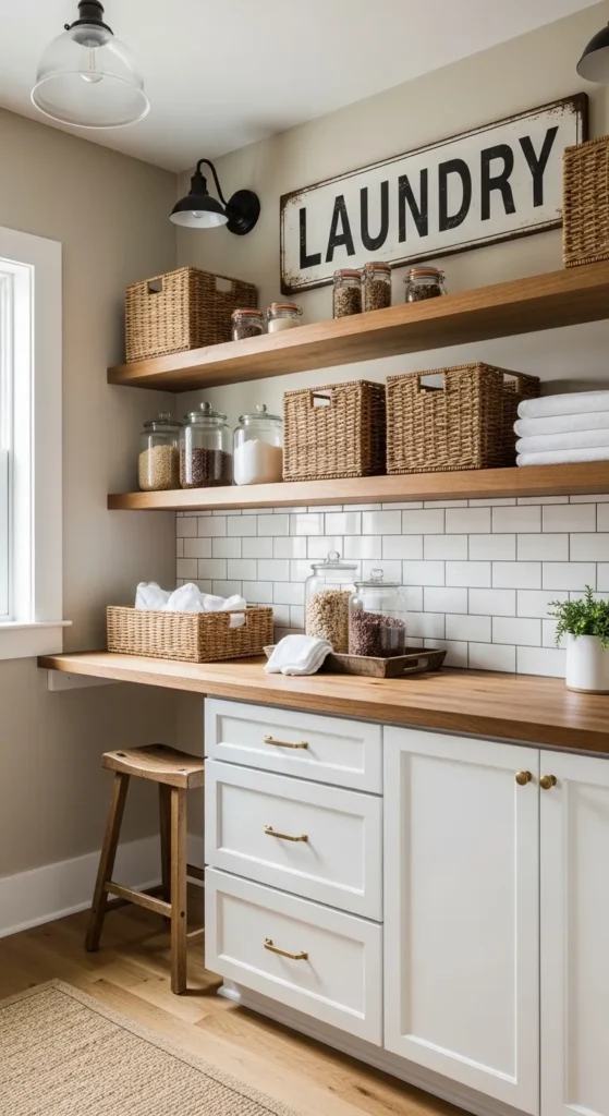 Pantry in Laundry Room Ideas