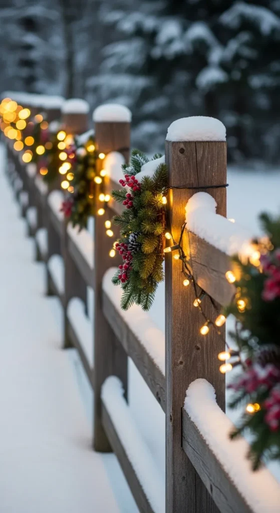 Festive Fence Glow