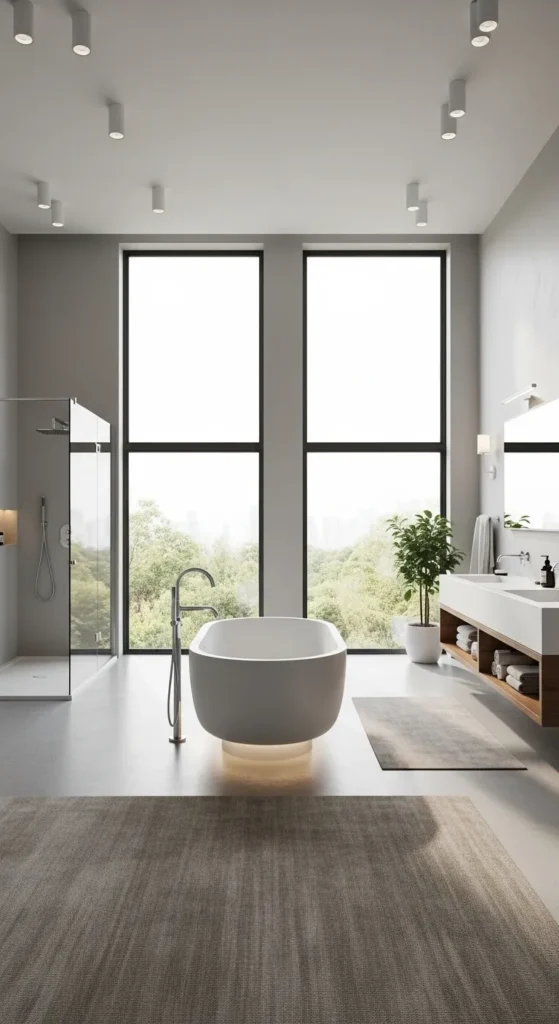 Floating Bathtubs for a Modern Look