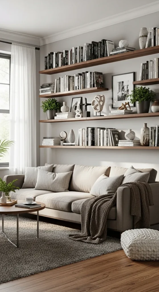 Floating Shelves Display