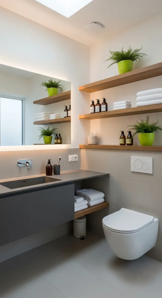 Floating Wall Shelves: Sleek and Space-Saving