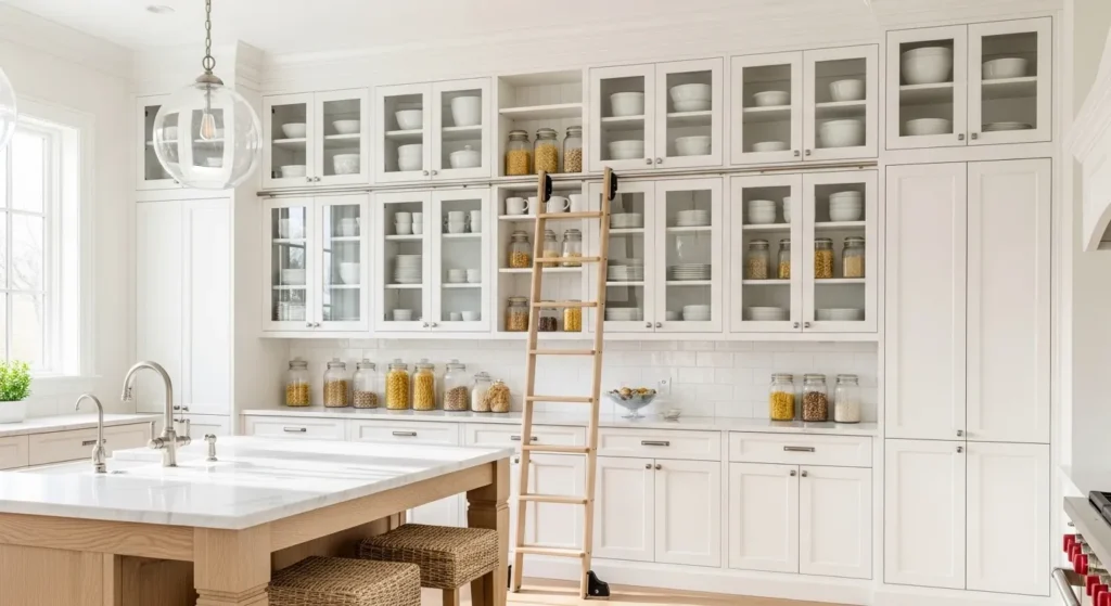 Farmhouse White Kitchen Cabinets Ideas