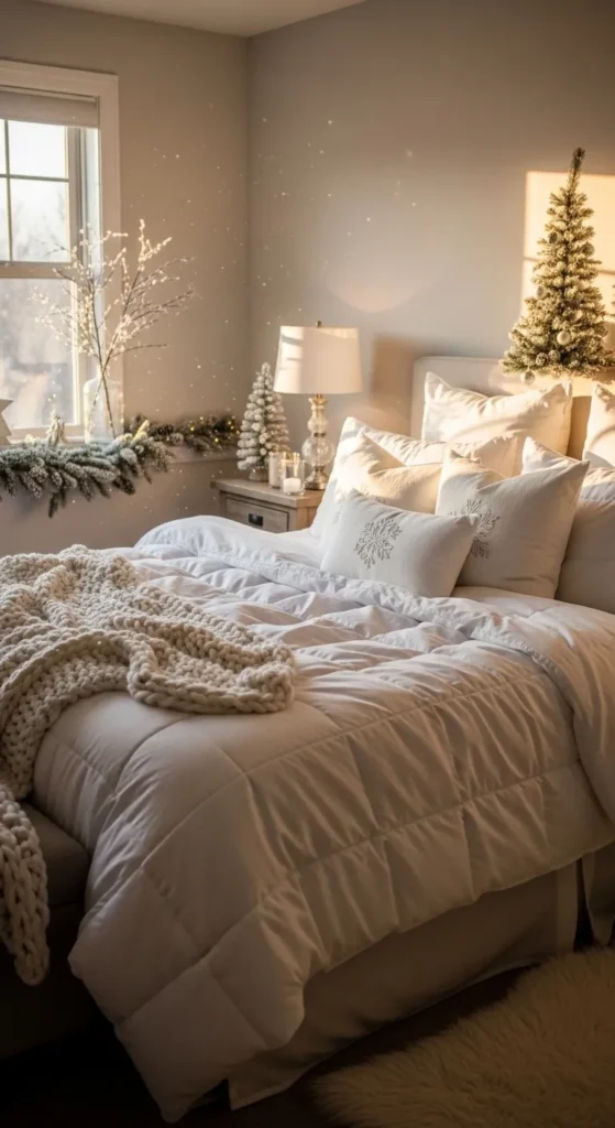 Fluffy White Bedding for Snowy Vibes