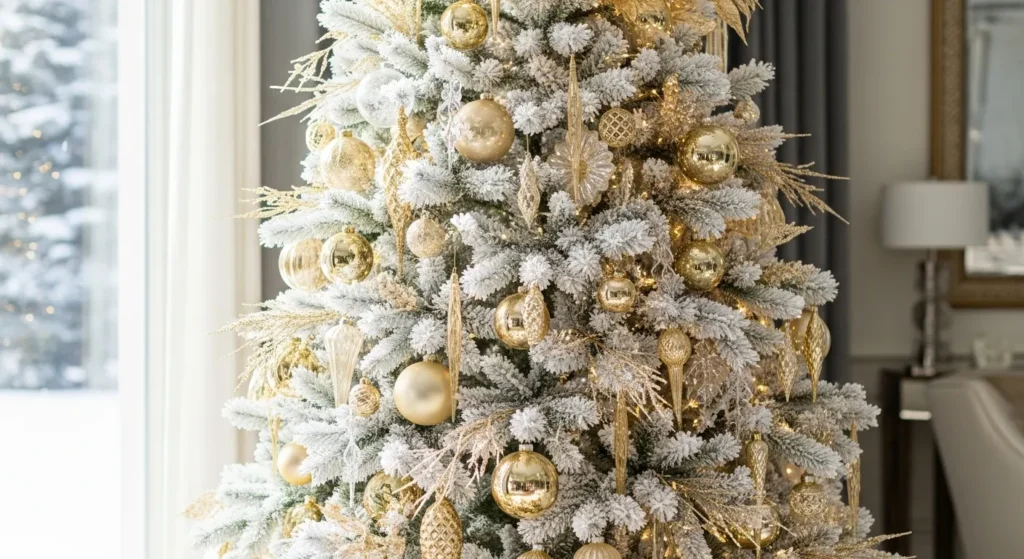 Gold Christmas Tree 2026 Decor