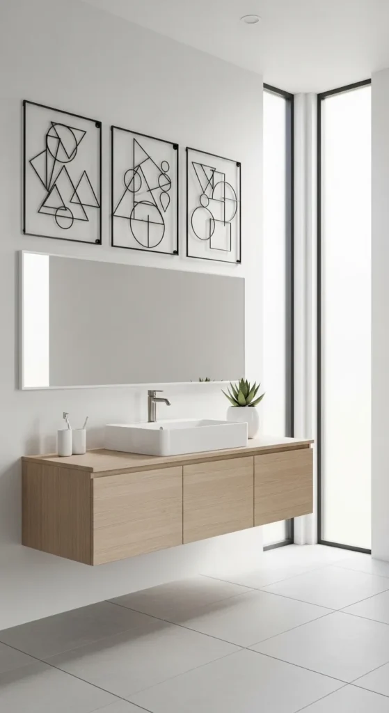 Modern Bathroom Wall Decor Ideas