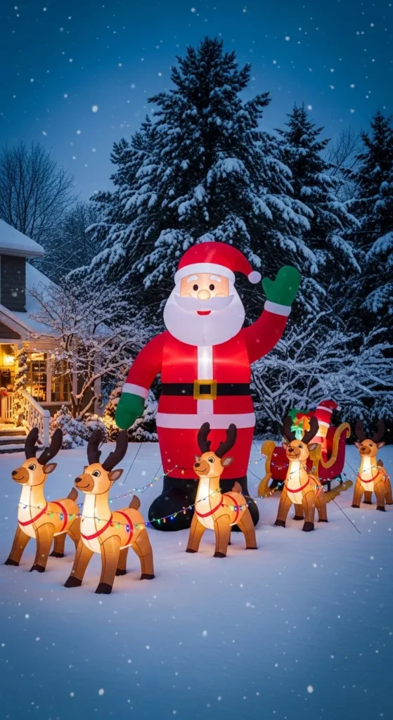 Outdoor Christmas Yard Decorations Ideas