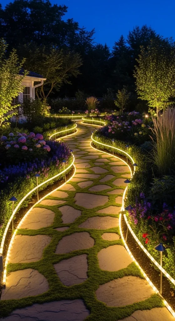 Outdoor Christmas Pathway Lights