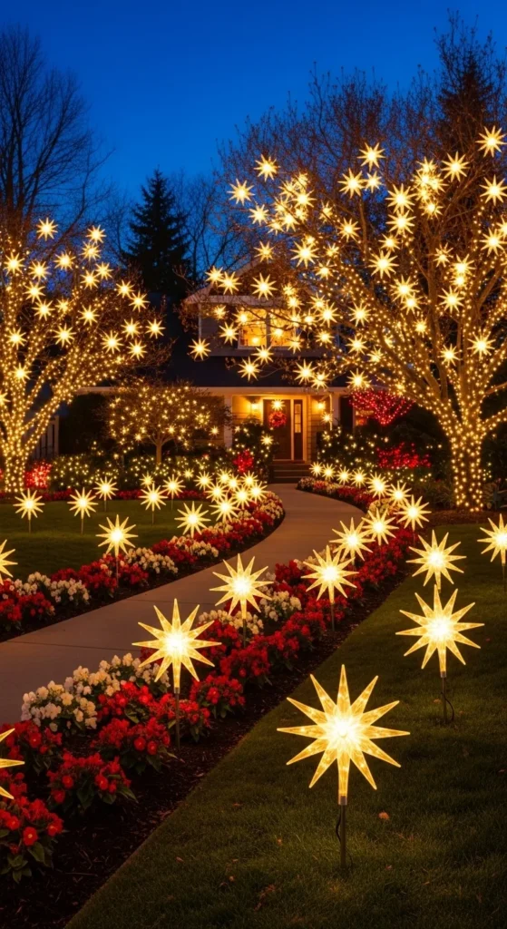 Glowing Outdoor Starbursts