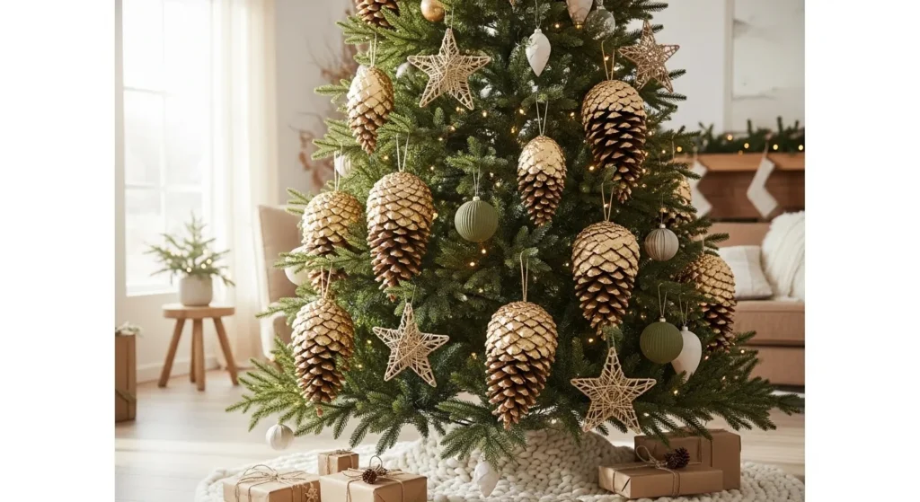 Gold Christmas Tree 2026 Decor