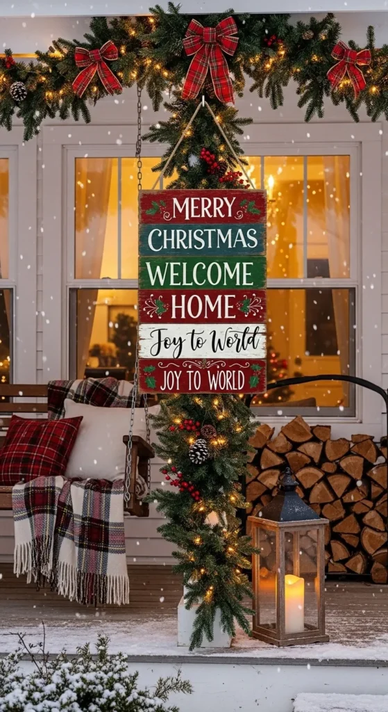 Outdoor Christmas Decoration Ideas 2026: Farmhouse Style