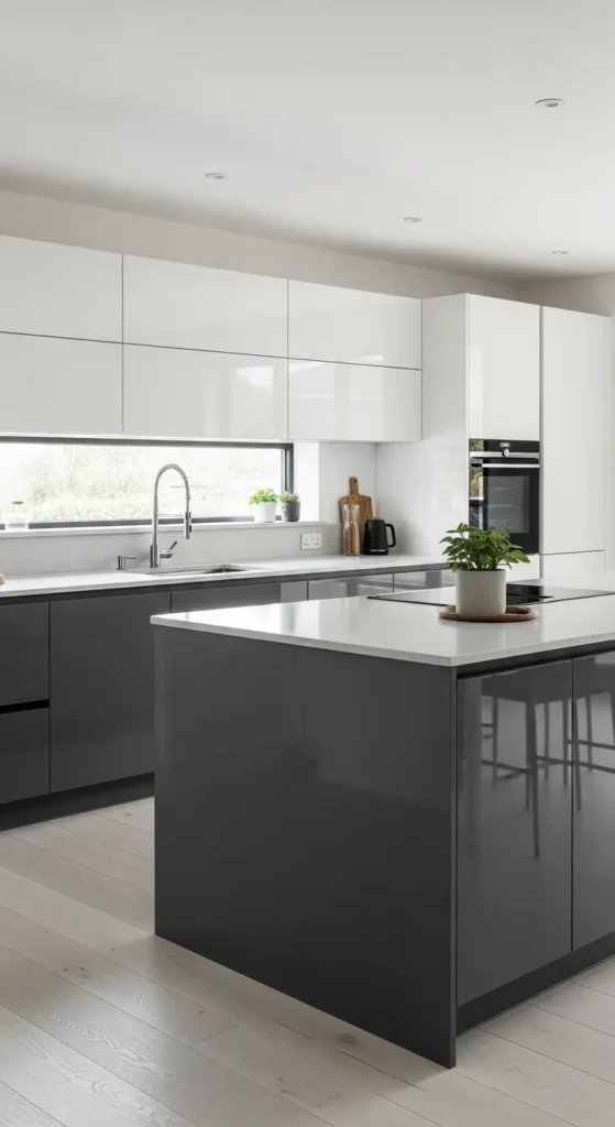 Handleless Glossy Cabinets