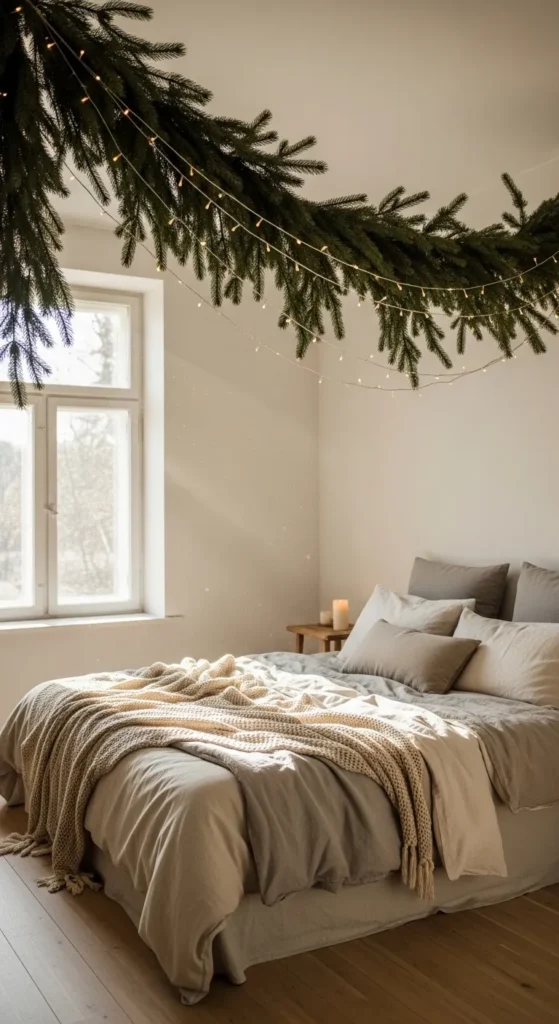 Hanging Garland Across Ceiling