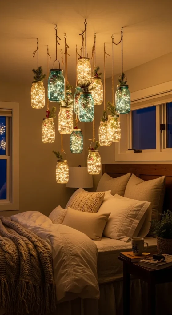 Christmas Lights in the Bedroom