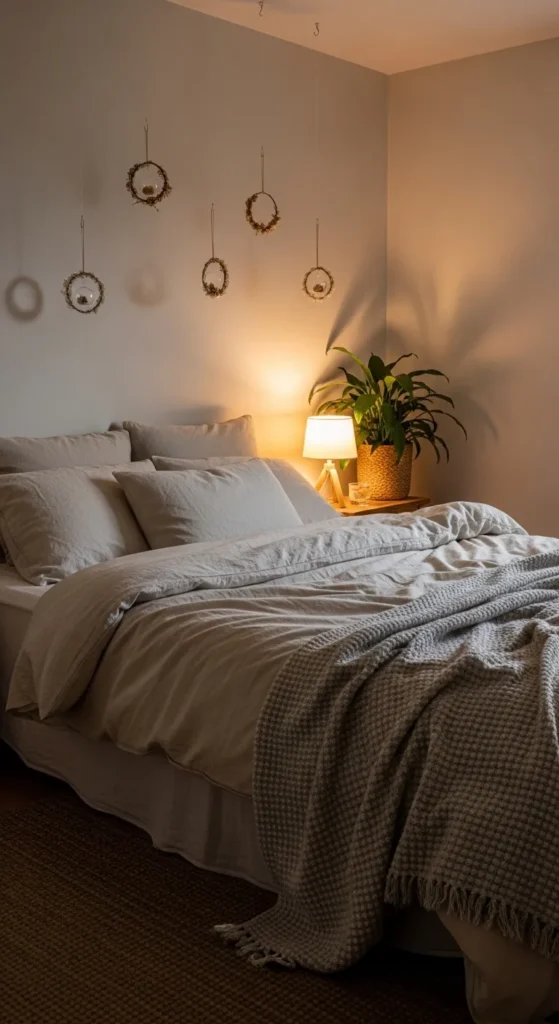 Hanging Ornaments from Ceiling Hooks