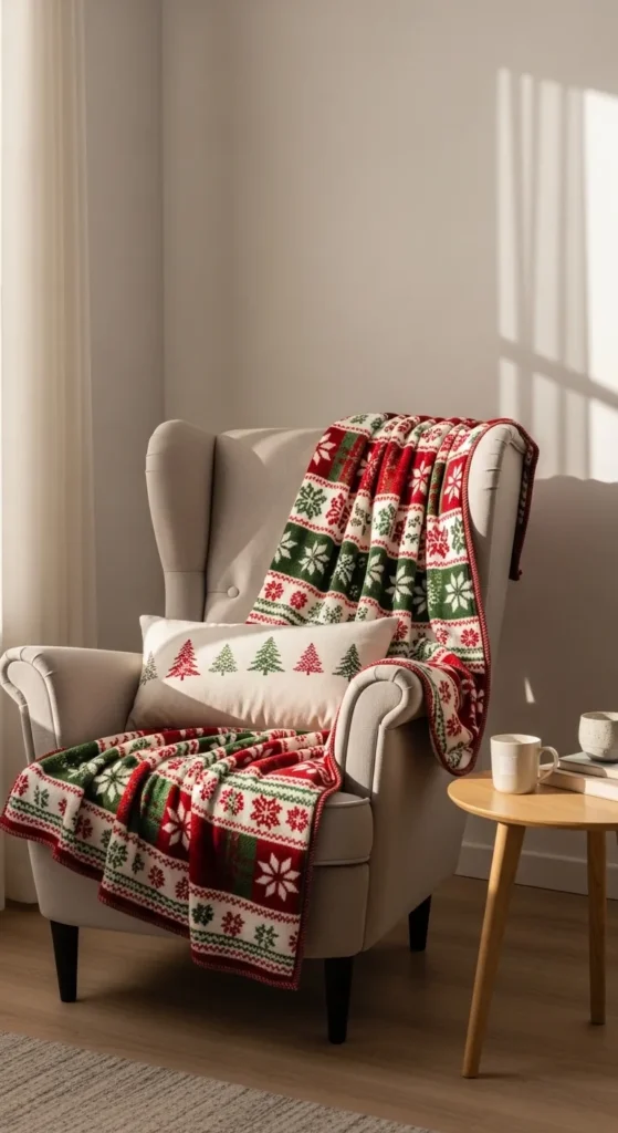  Holiday Throw Blankets on Chairs