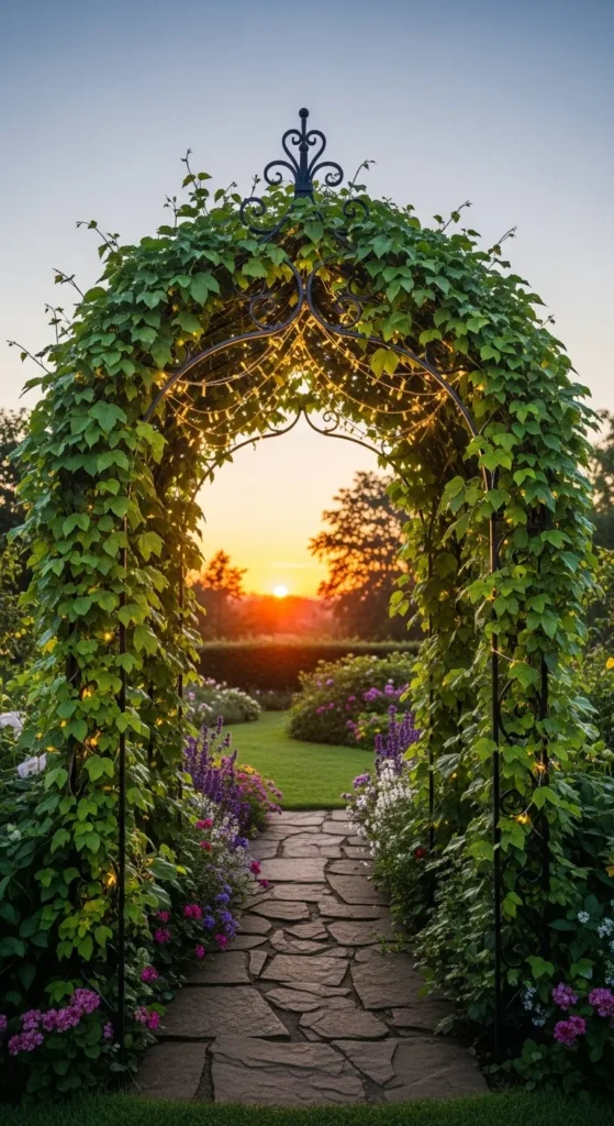  Illuminated Archway Entrance