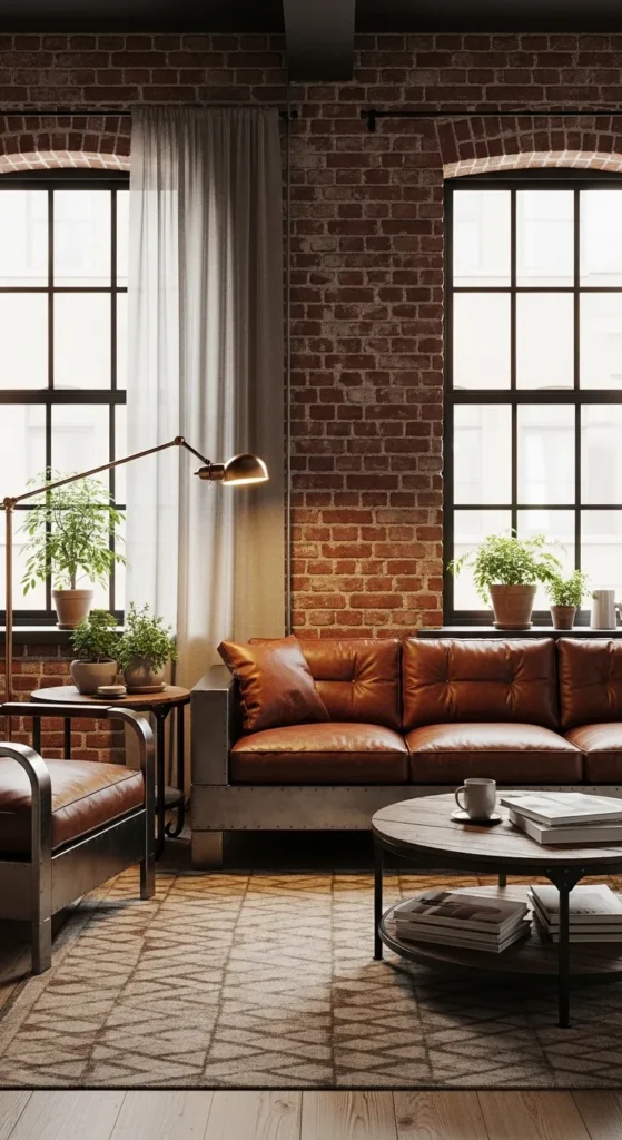 Industrial Loft Style with Warm Accents