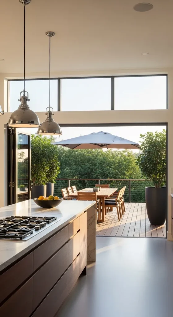 Integrated Indoor-Outdoor Kitchens