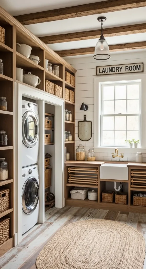 Pantry in Laundry Room Ideas