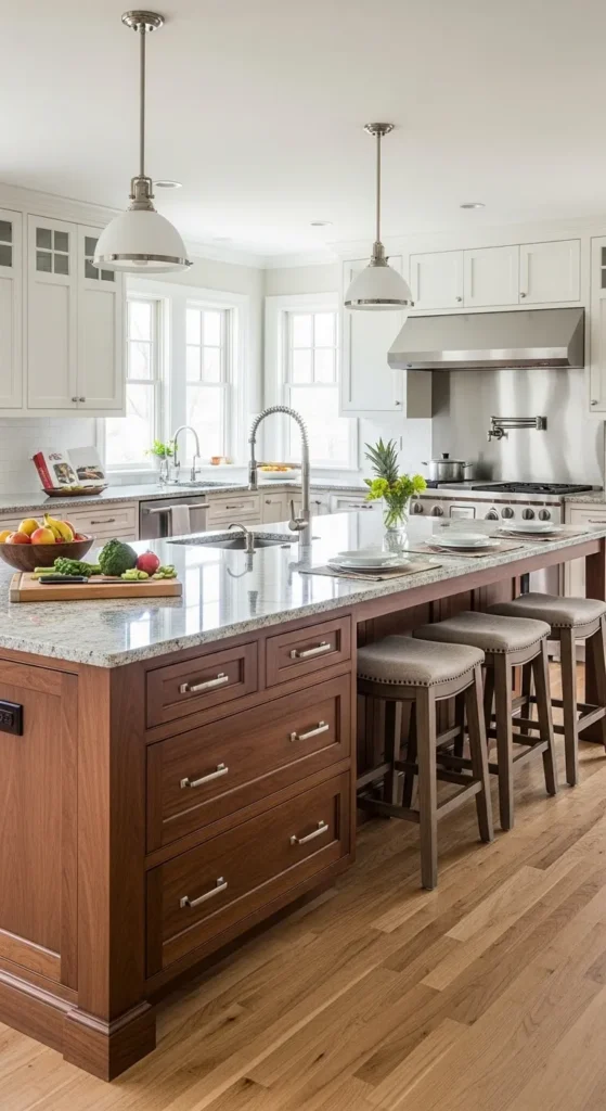 Kitchen Islands with Dual Purposes