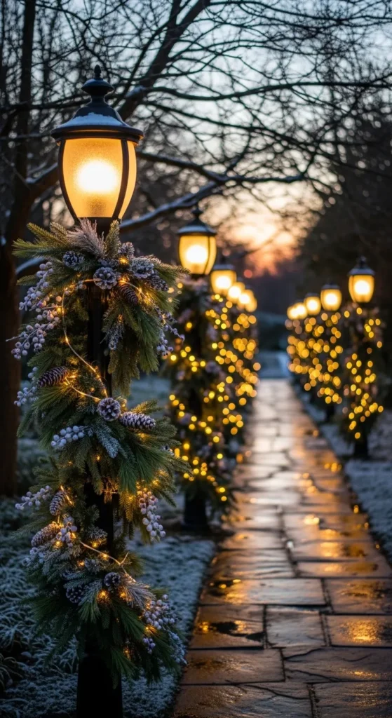 Outdoor Christmas Pathway Lights