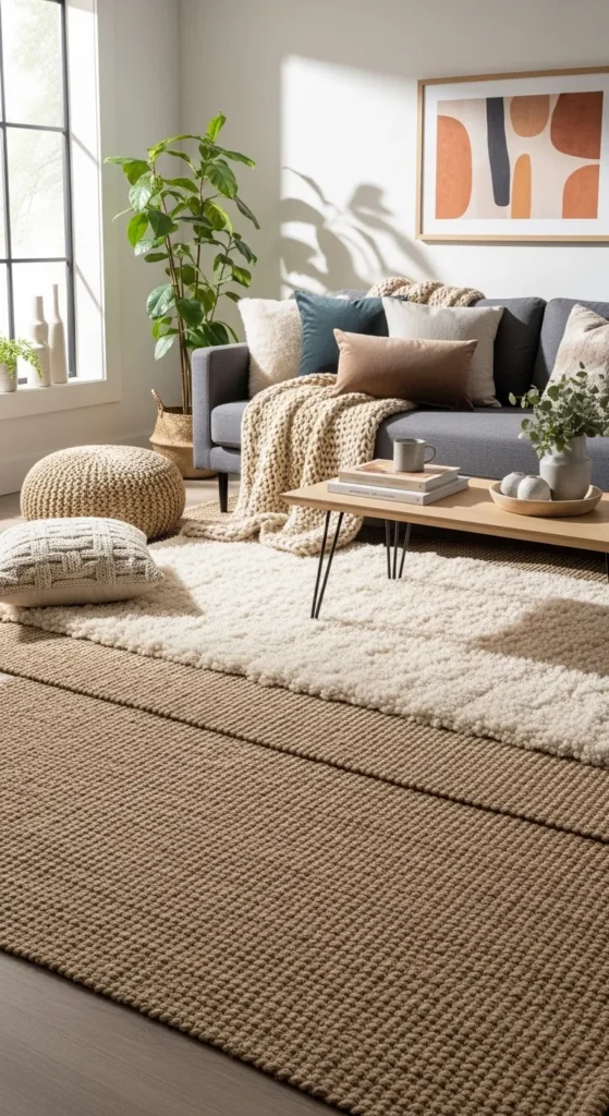 Layered Rugs & Flooring
