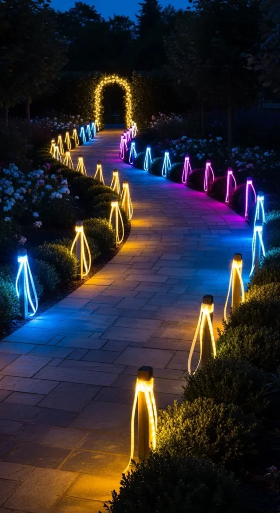 Outdoor Christmas Pathway Lights