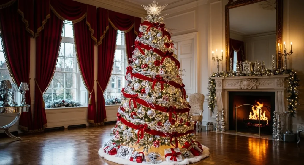 22 Red and White Christmas Tree 2026 Elegant