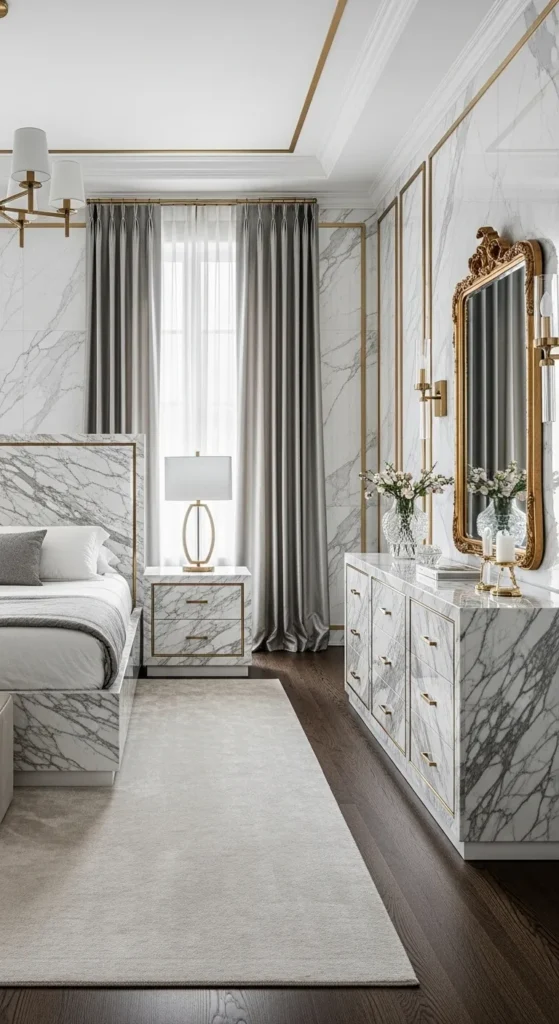 Luxurious Marble Accents for a Sophisticated Look