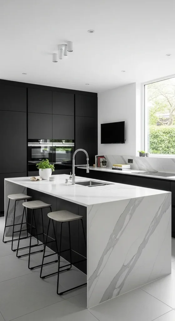 Matte Black Cabinets