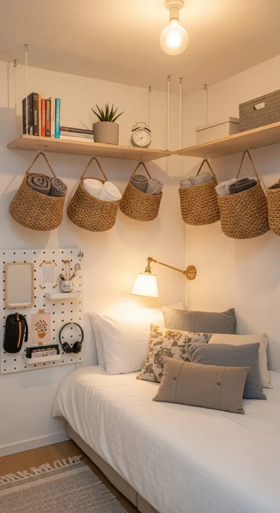 Maximize Vertical Space with Hanging Storage