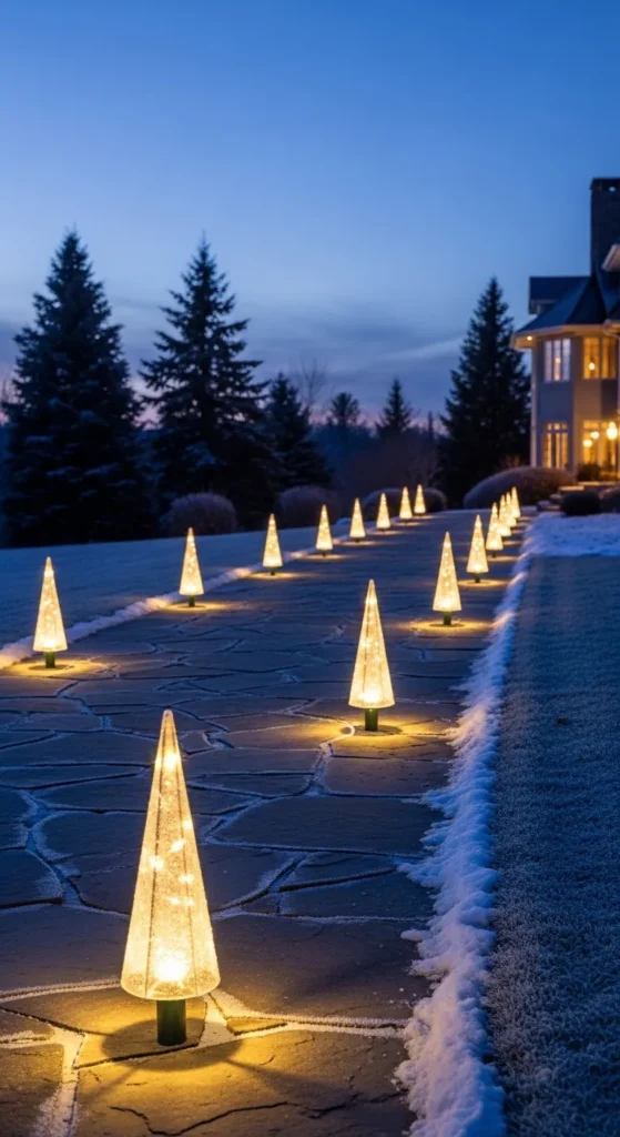 Outdoor Christmas Pathway Lights