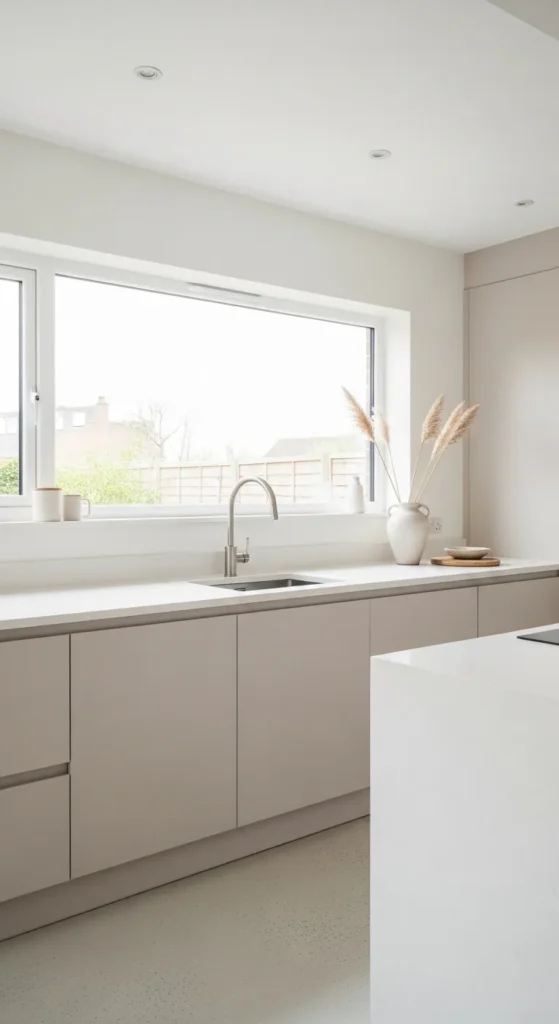 Minimalist Beige Cabinets