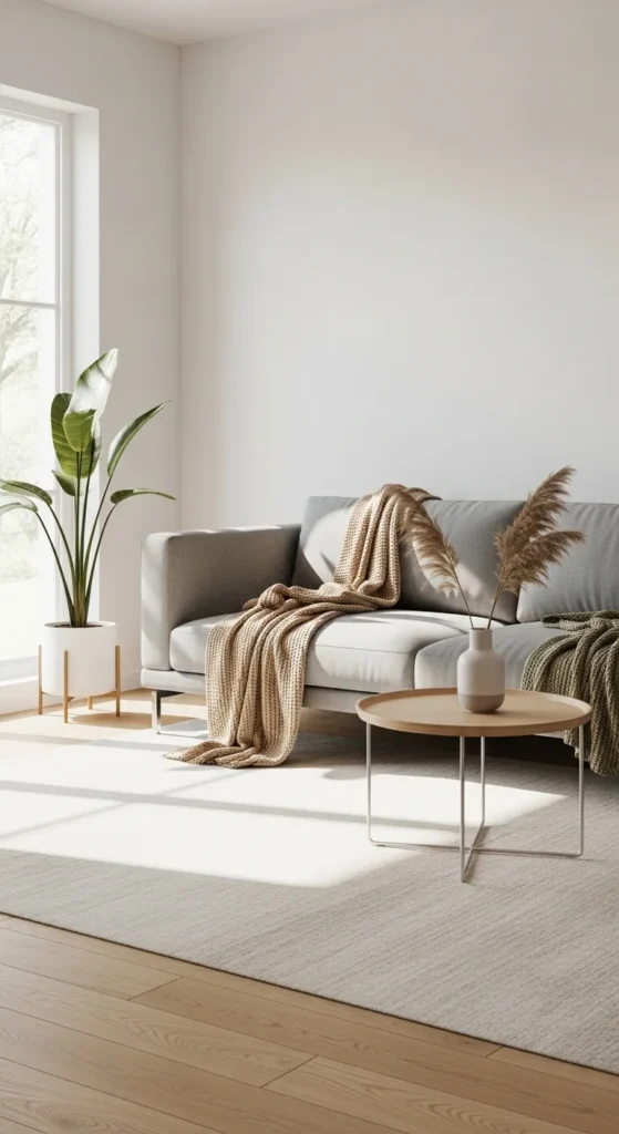 Minimalist Modern Sofa Setup